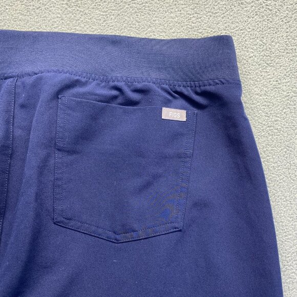 Figs Pants Womens XL/P Blue Scrub Bottom Zamora Jogger Nurse Workwear,Pockets - Picture 10 of 16